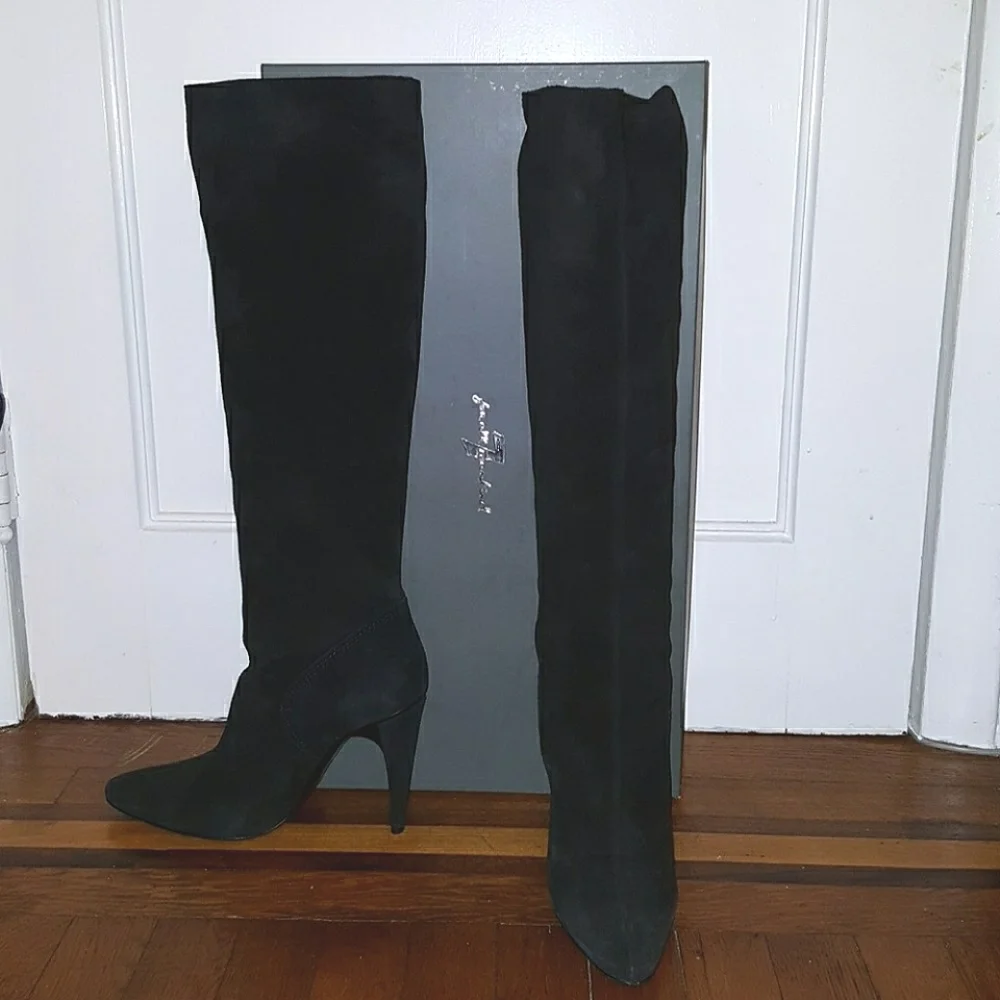 7 For All Mankind Isis suede boots